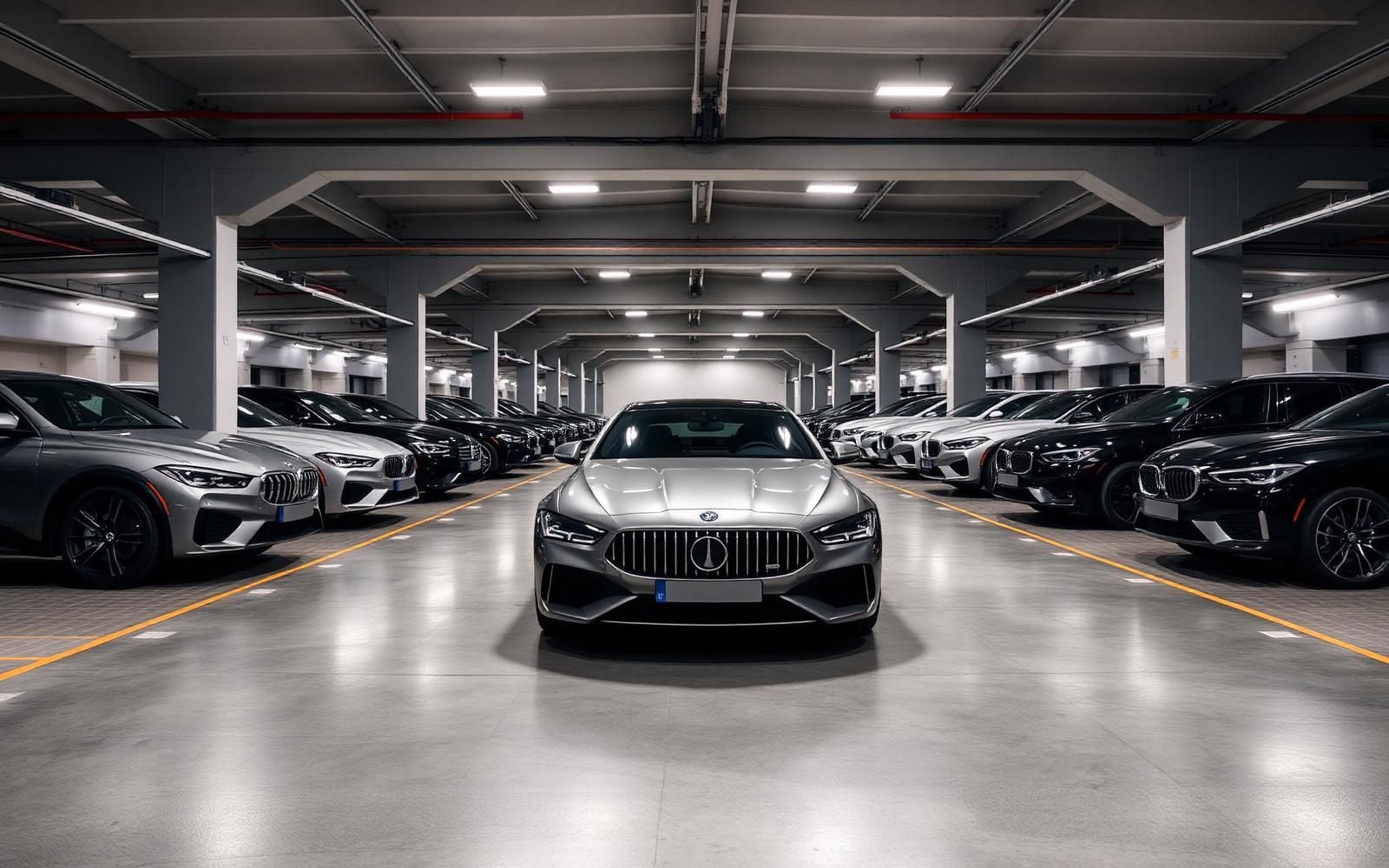 Secure vehicle storage facility